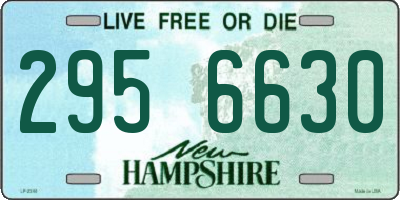 NH license plate 2956630