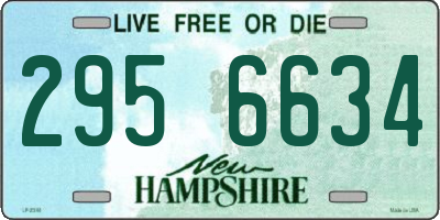 NH license plate 2956634