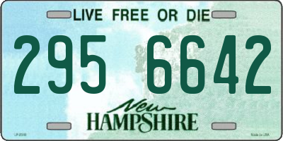 NH license plate 2956642