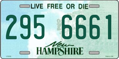 NH license plate 2956661