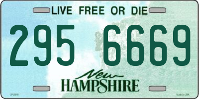 NH license plate 2956669