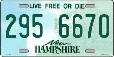 NH license plate 2956670