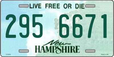 NH license plate 2956671