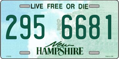 NH license plate 2956681