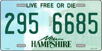 NH license plate 2956685