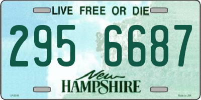 NH license plate 2956687