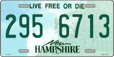 NH license plate 2956713