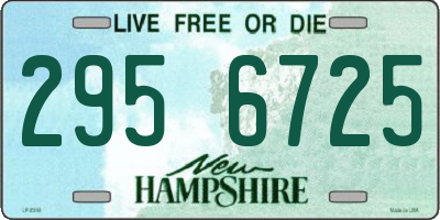 NH license plate 2956725