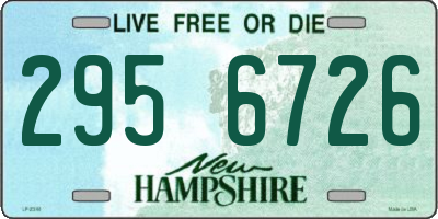 NH license plate 2956726
