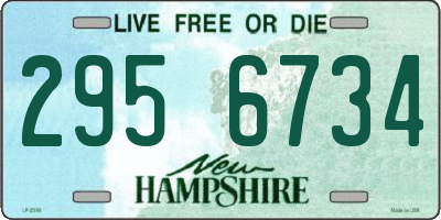 NH license plate 2956734