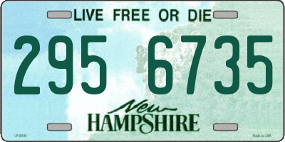 NH license plate 2956735