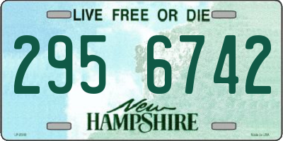 NH license plate 2956742