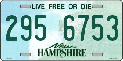 NH license plate 2956753