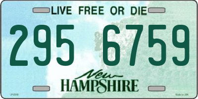 NH license plate 2956759