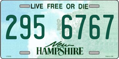 NH license plate 2956767
