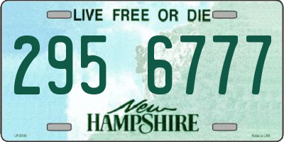 NH license plate 2956777