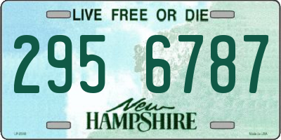 NH license plate 2956787