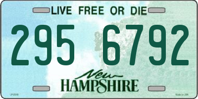 NH license plate 2956792