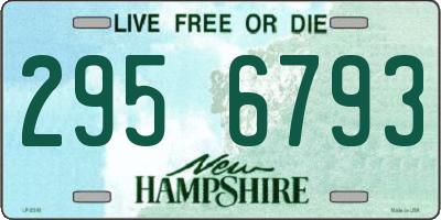 NH license plate 2956793
