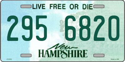 NH license plate 2956820