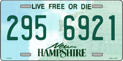 NH license plate 2956921