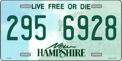 NH license plate 2956928