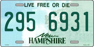 NH license plate 2956931