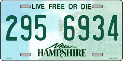 NH license plate 2956934