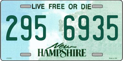NH license plate 2956935