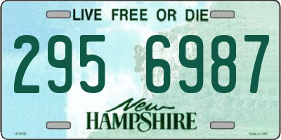 NH license plate 2956987