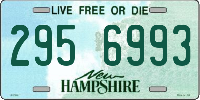 NH license plate 2956993