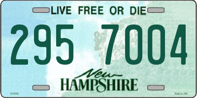 NH license plate 2957004