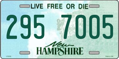 NH license plate 2957005