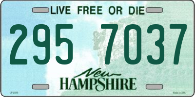 NH license plate 2957037