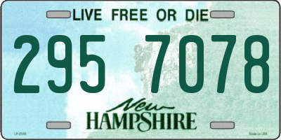 NH license plate 2957078