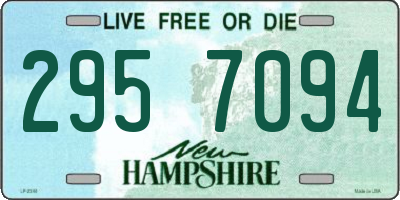 NH license plate 2957094