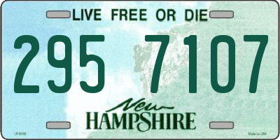 NH license plate 2957107