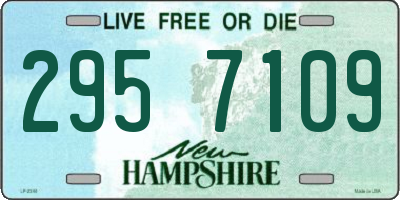 NH license plate 2957109