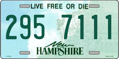 NH license plate 2957111