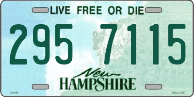 NH license plate 2957115