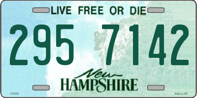 NH license plate 2957142