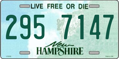 NH license plate 2957147