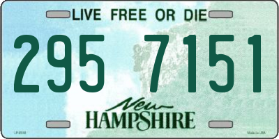 NH license plate 2957151