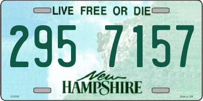 NH license plate 2957157