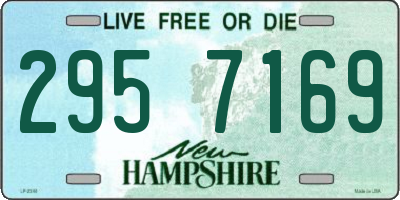 NH license plate 2957169
