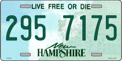 NH license plate 2957175