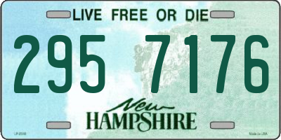NH license plate 2957176