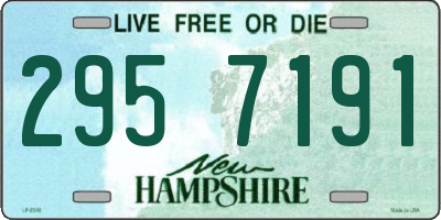 NH license plate 2957191