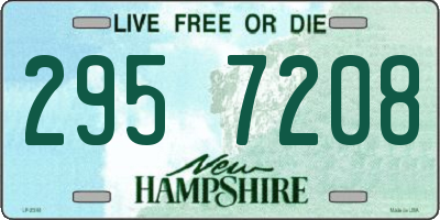 NH license plate 2957208