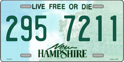 NH license plate 2957211